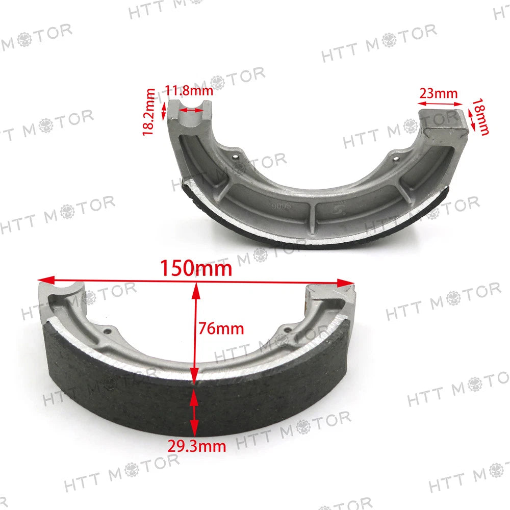 Brake Shoe for Suzuki GN400T GS550L LT-F400F Eiger Boulevard (1978–1985)