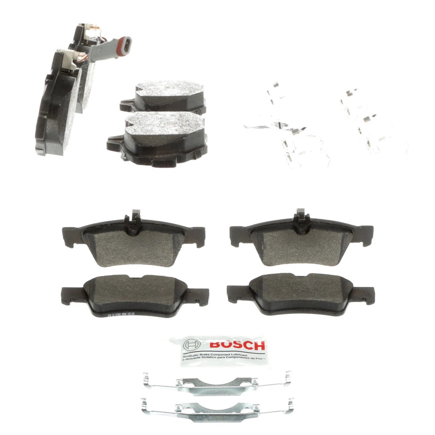 Bosch Semi-Met Disc Brake Pad Kit for Mercedes W211 E320 E350 (2003–2009)