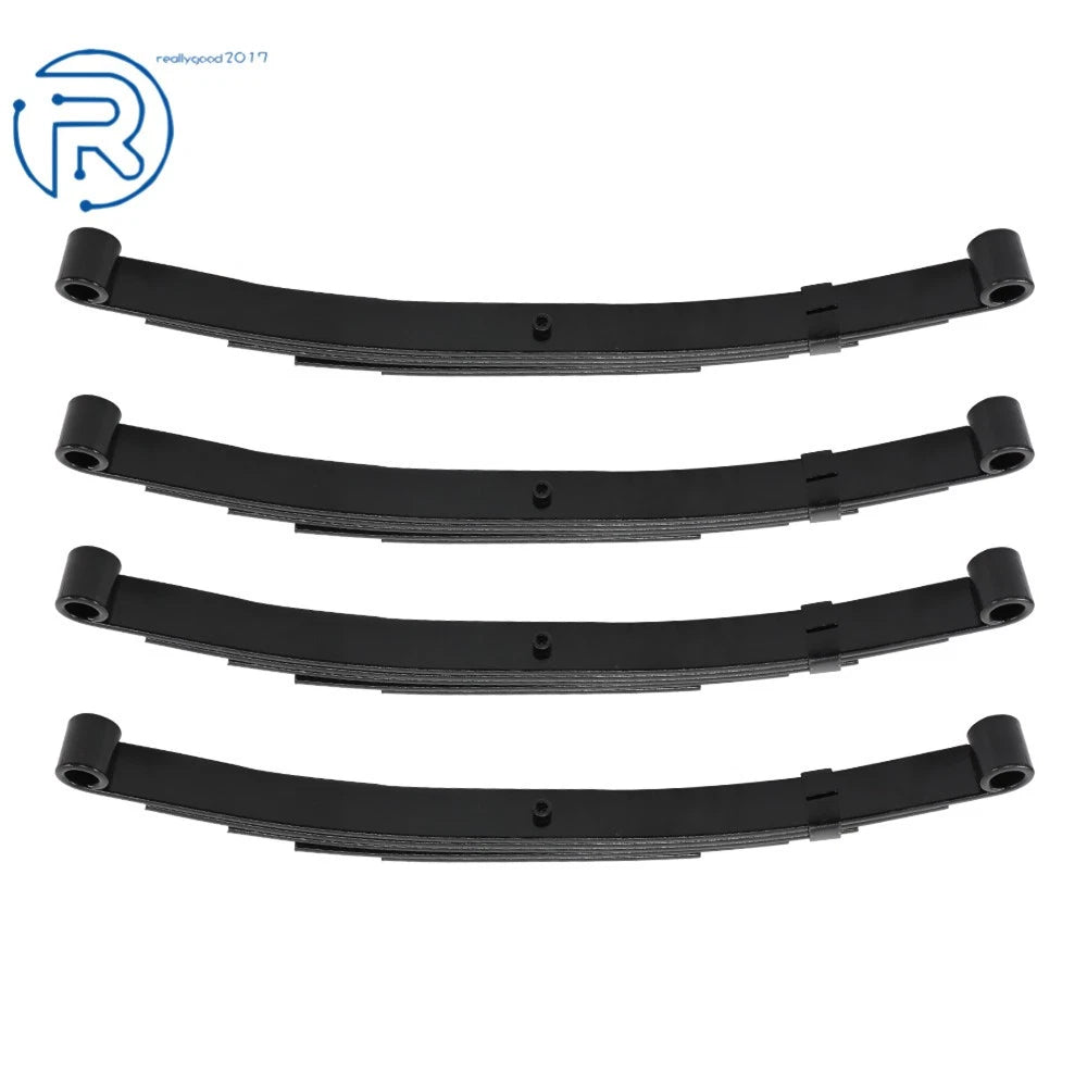 Set of 4 Leaf Springs for 6000 lbs Trailer Axle (5 Leaf Double Eye)