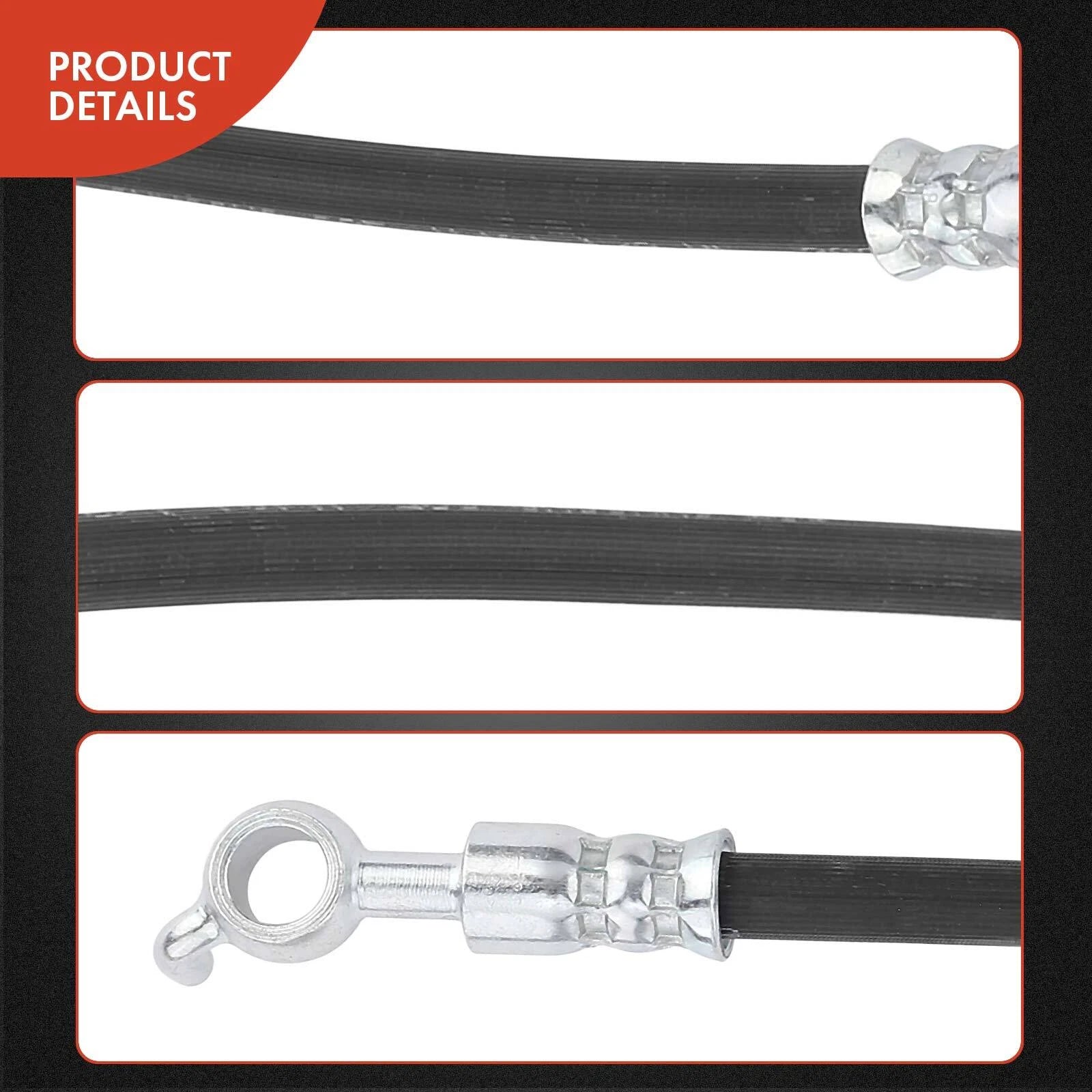 Rear RH Outer Brake Hydraulic Hose for Nissan Rogue (2008–2019)