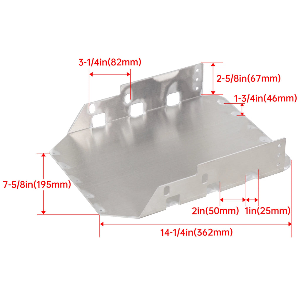 Under Seat Audio Amplifier Bracket for Jeep Wrangler JK (2007–2018)
