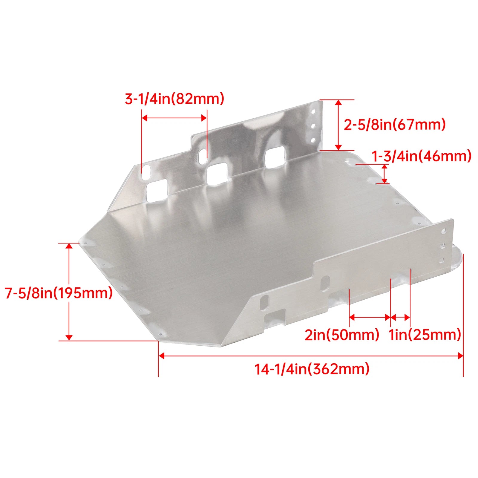 Under Seat Audio Amplifier Bracket for Jeep Wrangler JK (2007–2018)
