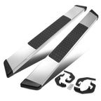 Set of 2 Chrome Step Bar Running Boards for Silverado Sierra (2007–2019)