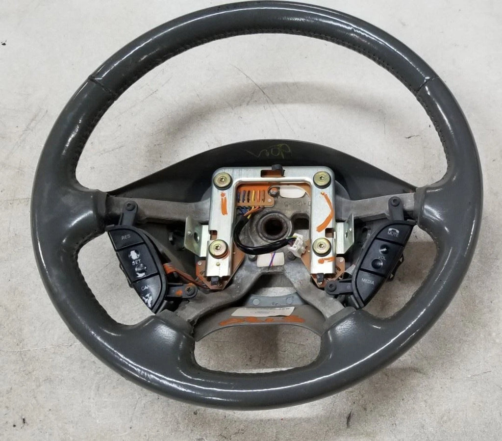 Steering Wheel with Switches for Lincoln LS (2003–2006) 3W4A-3F5 Medium Ash Gray