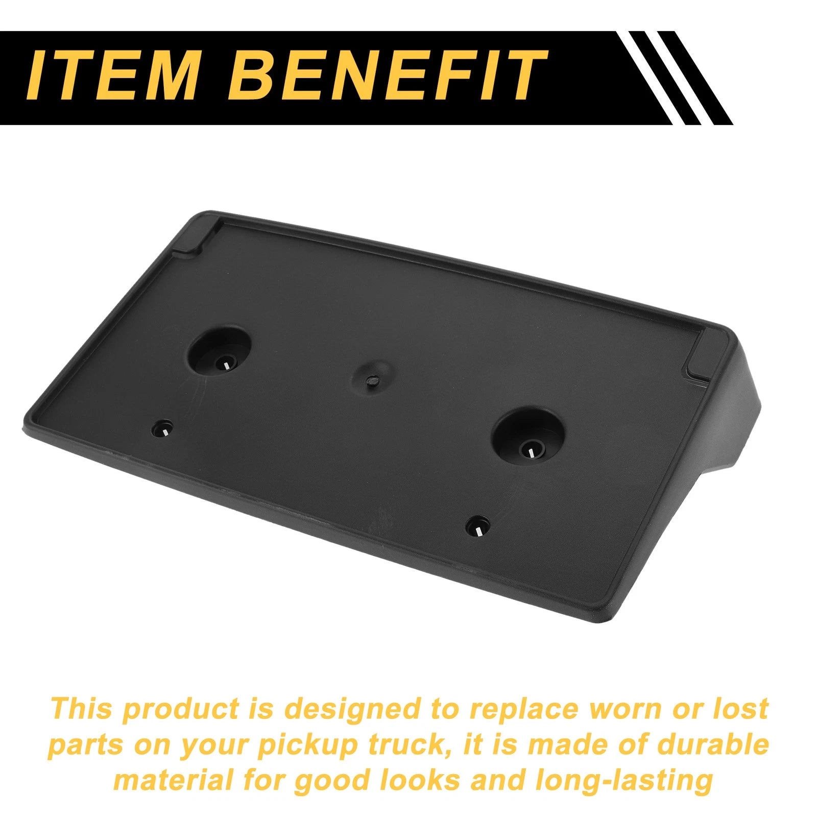 Set of 1 Front Bumper License Plate Bracket Holder for Dodge Ram 1500 (2018–2023)