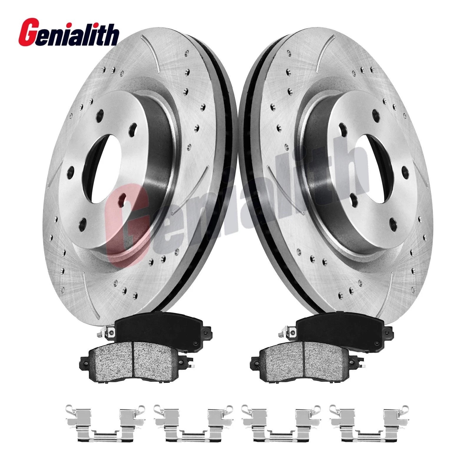 Front Disc Brake Rotors & Ceramic Pads Kit for Nissan Altima (2013–2023)