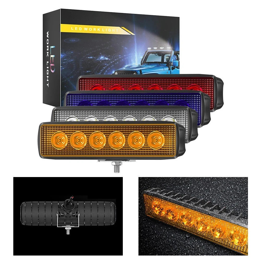 6 Inch LED Work Light Bar for SUV UTV Off Road Fog Headlight (12V)