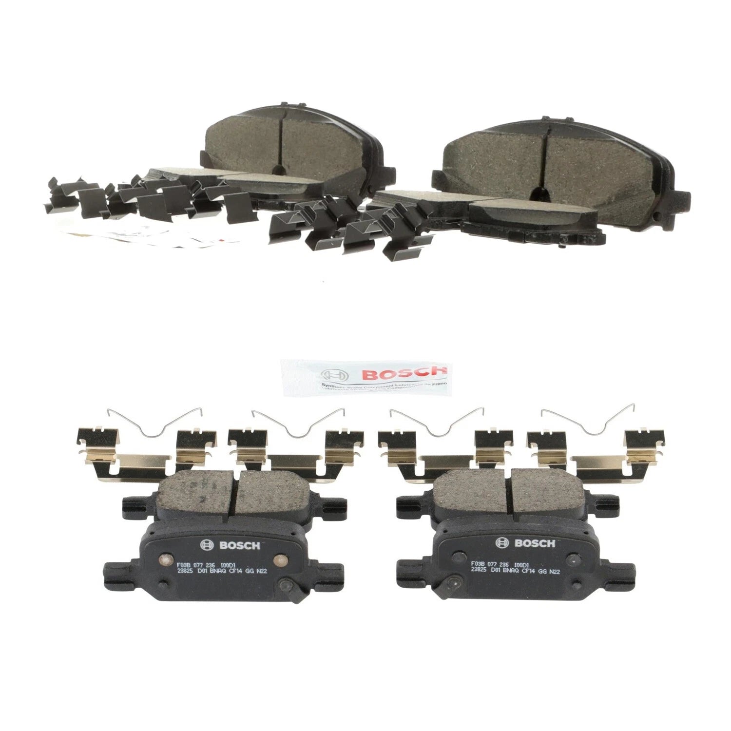 Bosch Quietcast Brake Pad Kit for GMC Canyon, Chevrolet Colorado (2015–2023)