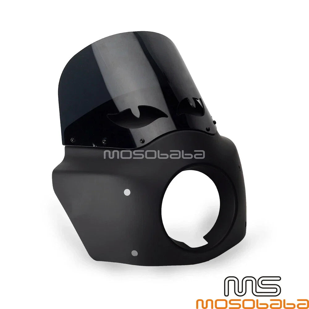 Adjustable Headlight Fairing w/Windshield LED Hi/Low DRL for Harley FXLRS (2020-2023)