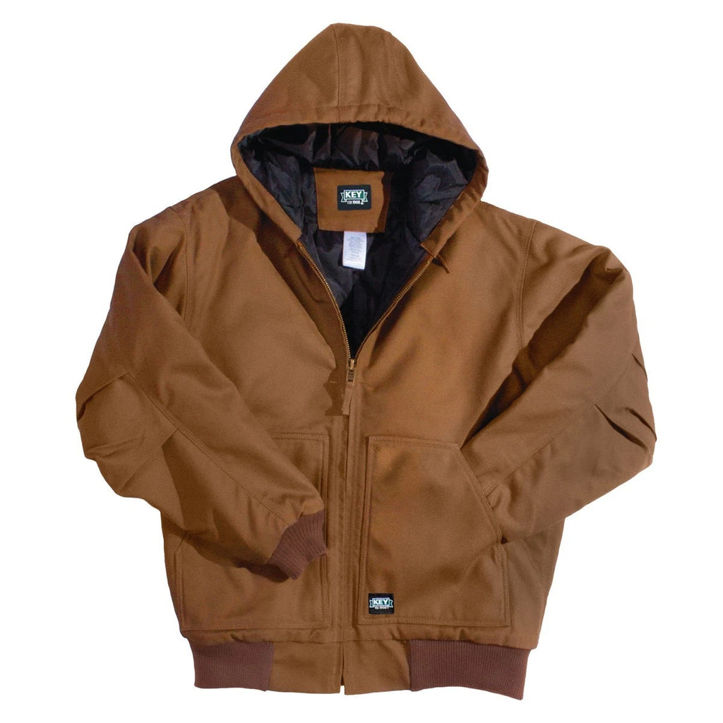 2X Insulated Heavy Duty Work Jacket for Universal Fit (Waterproof, Tan)