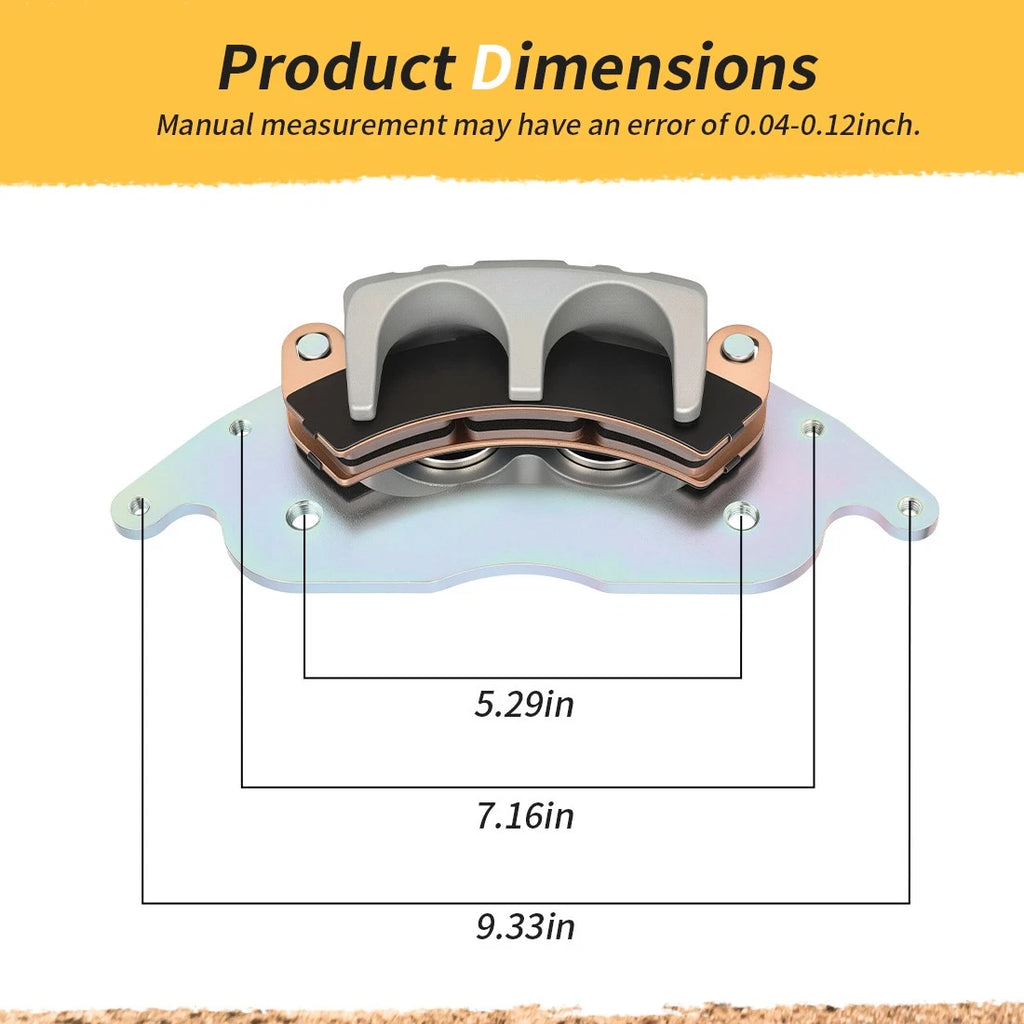 Front Right Brake Caliper & Pads for Polaris RZR PRO XP 4 (2020–2025) #1913467