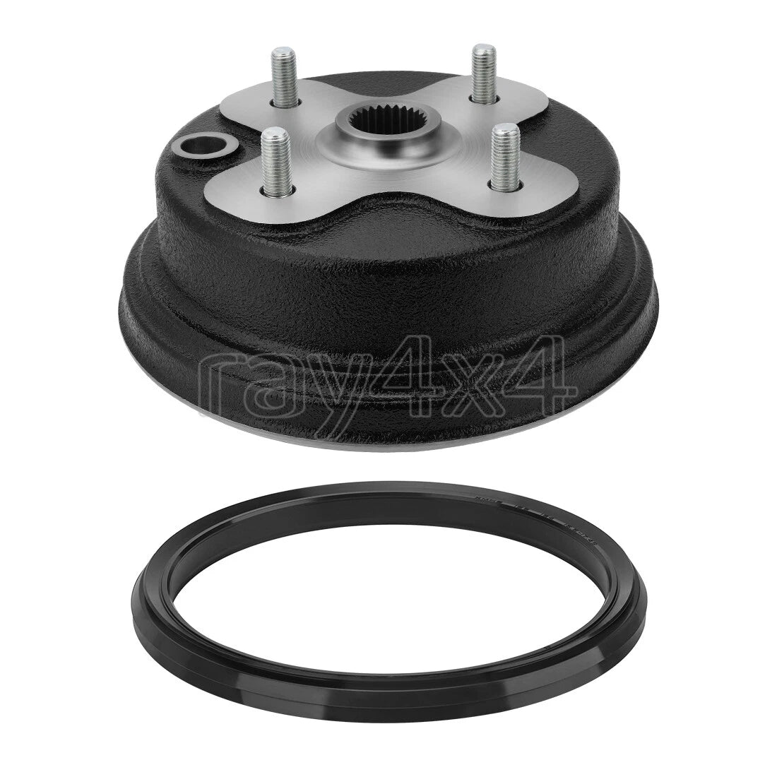 Brake Drum Hub & Dust Seal for Yamaha Kodiak 400, Big Bear 350 (1993–2006)