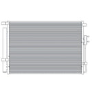 Replacement A/C Condenser w/Subcool For 2016-2018 Kia Sorento