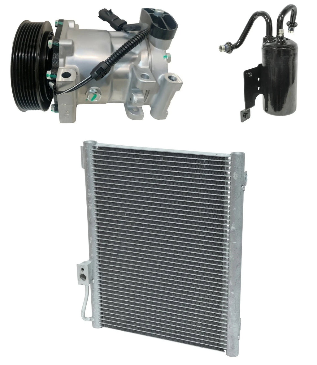 A/C Compressor Kit with Condenser for Dodge Ram 1500 3.9L 5.9L (2002–2008)
