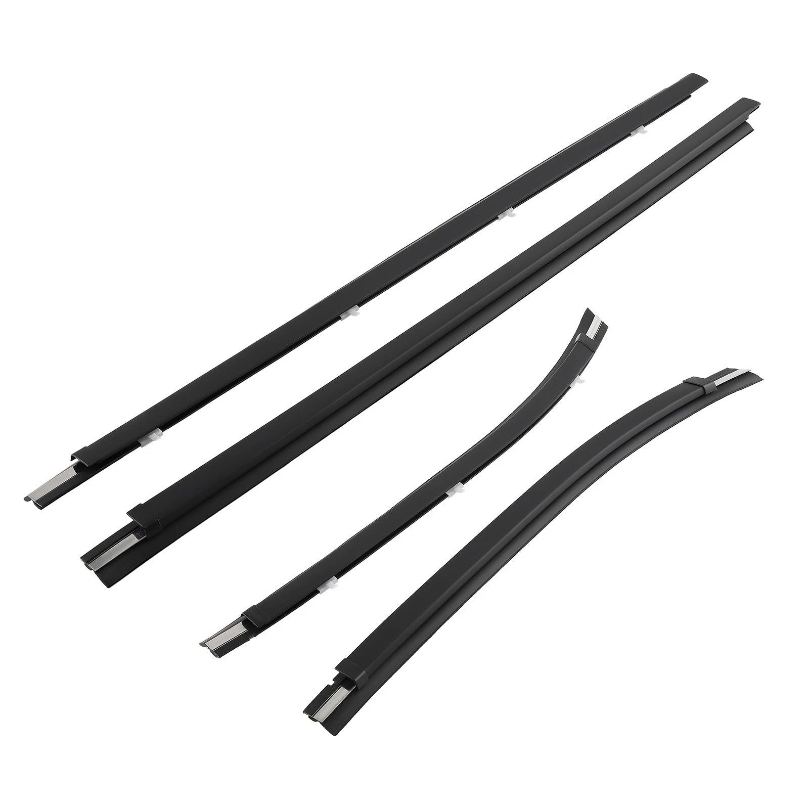 4X Window Moulding Trim Weatherstrip Kit for Toyota Tacoma Double Cab (1995–2015)
