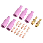 17PCS Welding Torch Nozzle Kit for 15AK Torch (MIG)