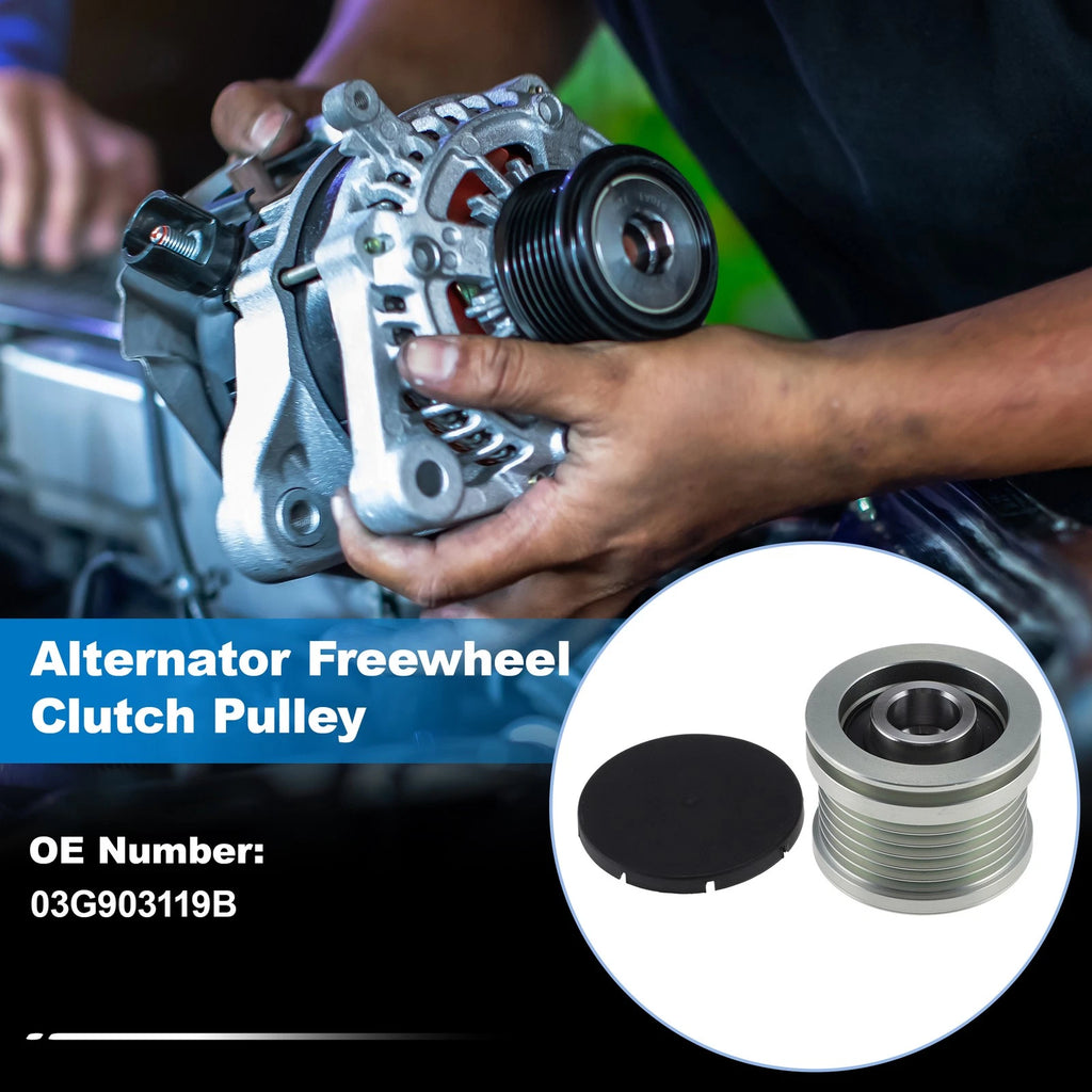 Alternator Freewheel Clutch Pulley 03G903119B for Audi A4 Saloon (2001–2008)