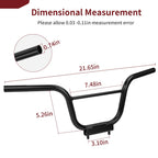 Set of 2 Black Handlebar Steering Bars for Honda CRF50F (2004–2023) 53100-GEL-306