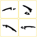 Exterior Door Handle for Hyundai Elantra (2011–2016) Front Left Black