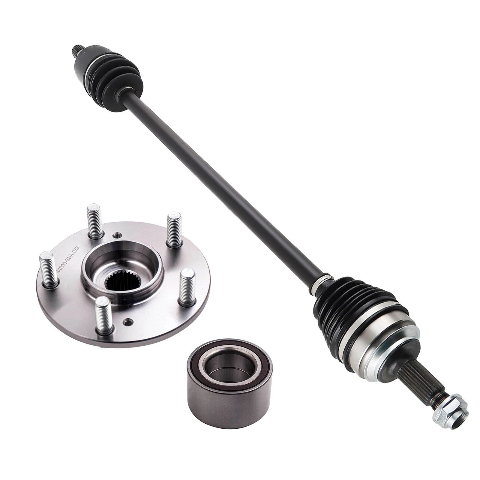 Front Right CV Axle Shaft and Wheel Hub Bearing Kit for Honda Civic (2006–2011)