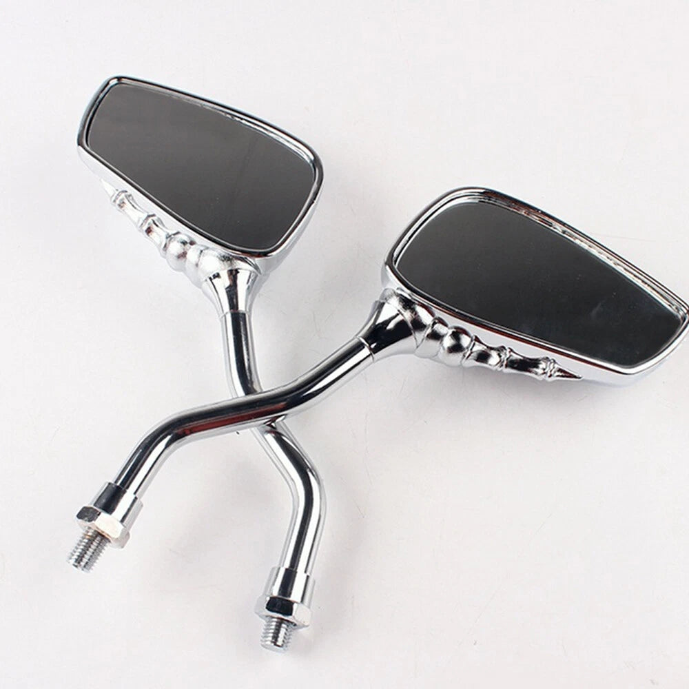 1 Pair Skull Hand Motorcycle Mirrors for Honda VTX1800T (2002–2009)