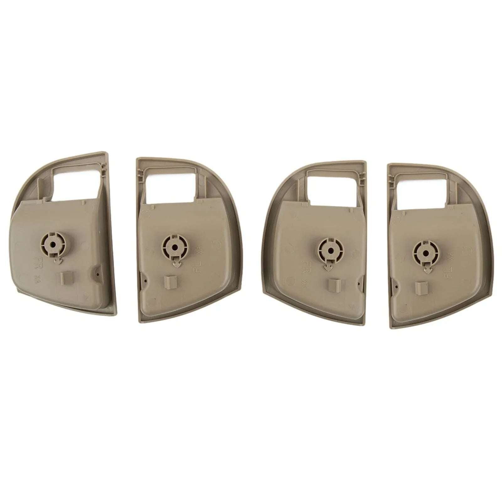 4 x Inside Door-Handle Trim Cover Beige L&R for Hyundai Santa Fe (2007���2012)