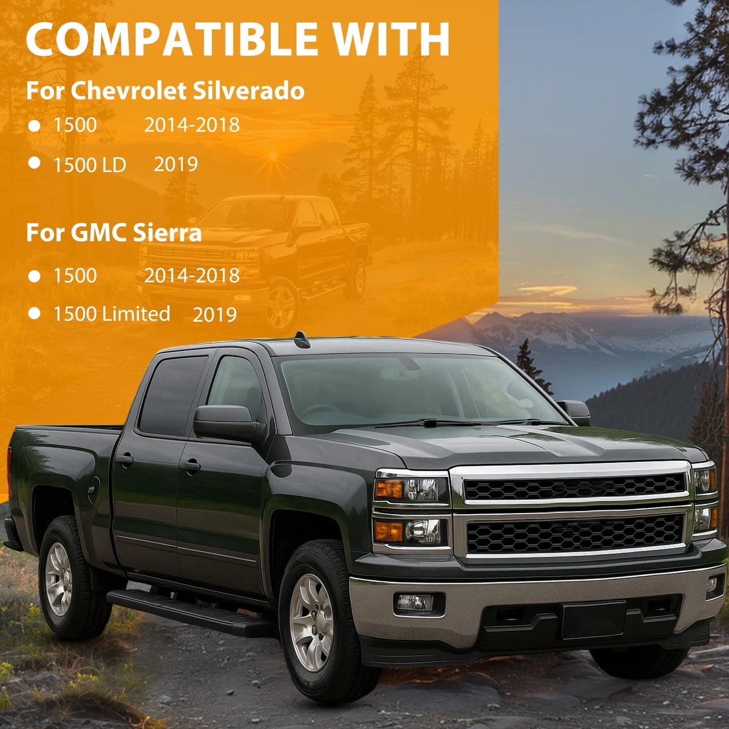 Front Radiator Support Core for Chevy Silverado 1500 LD (2014–2019)
