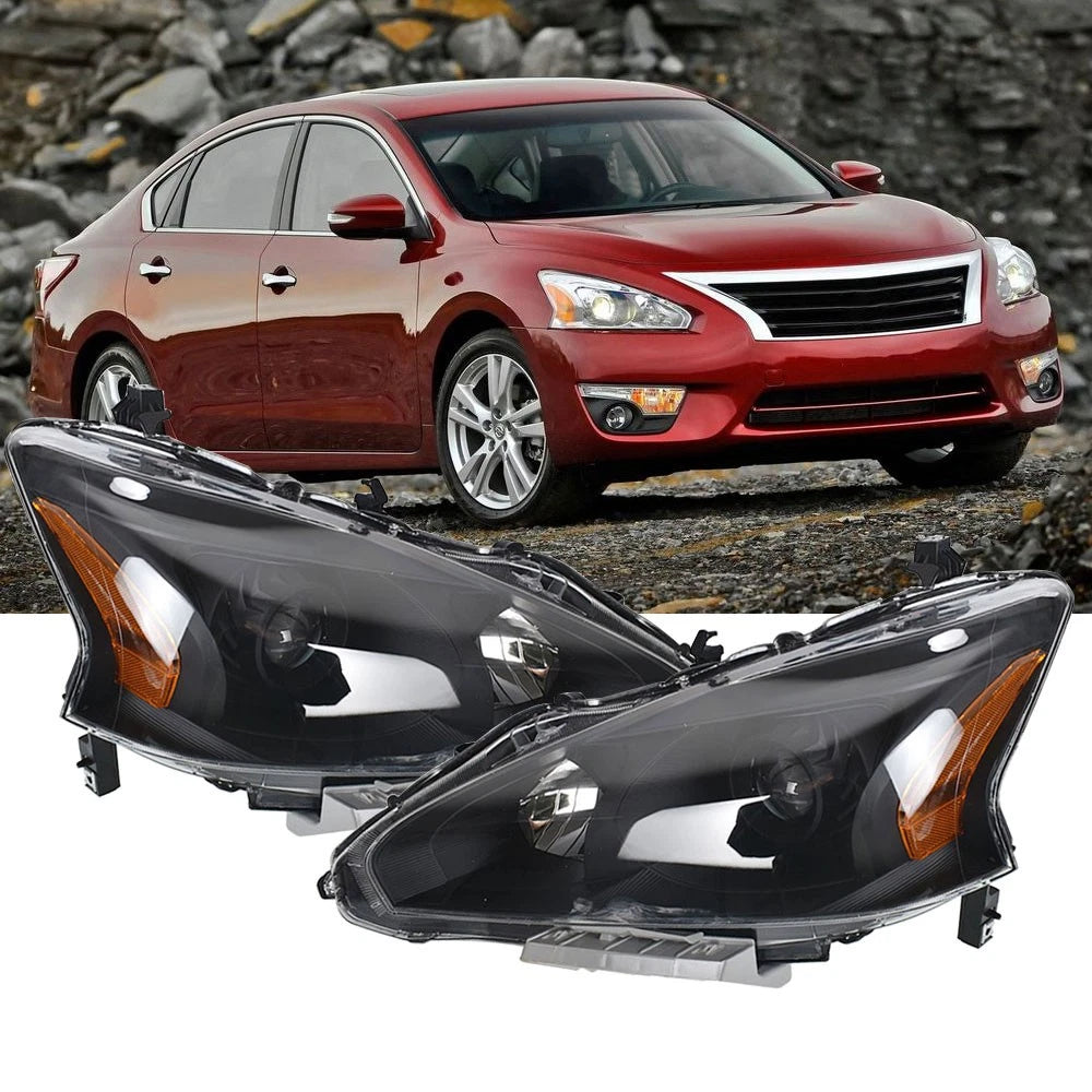 Set of 2 Headlights for Altima 4-Door (2013–2015)