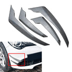 Front Bumper Side Air Vent Trim for Alfa Romeo Stelvio (2017–2025) Carbon Fiber Black