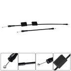 Set of 2 Rear Right Cargo Door Latch Release Cables for Ford E250 E350 E150 (1992â2014)