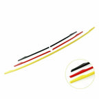 Tri-Color ABS Front Grille Cover Insert Stripe Trim for Audi A4 (2019-2019)