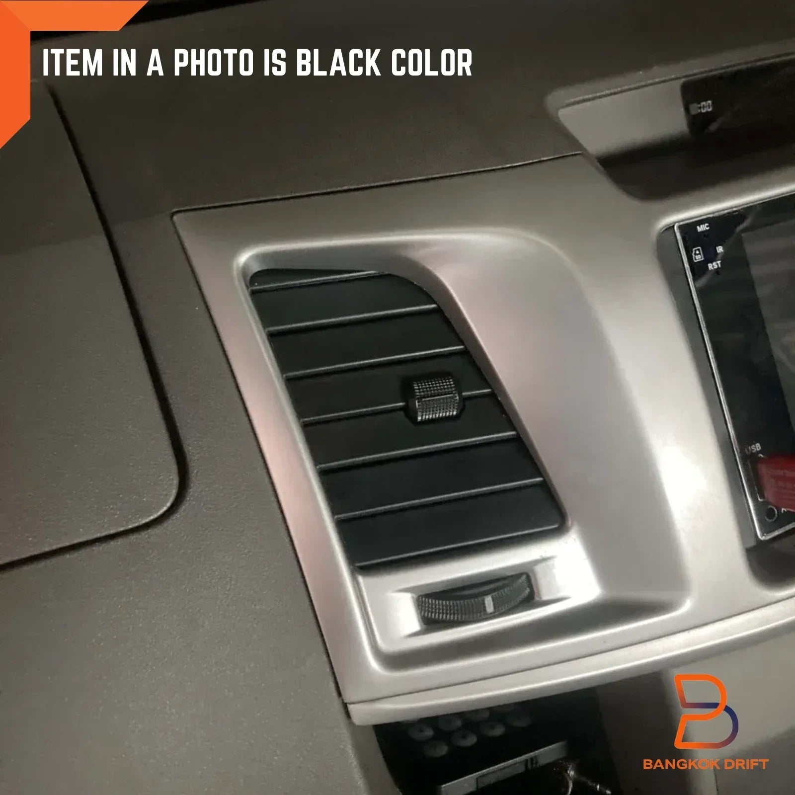 Black Left Center Air Vent Grille for Toyota Hilux Ute Vigo (2005-2014)