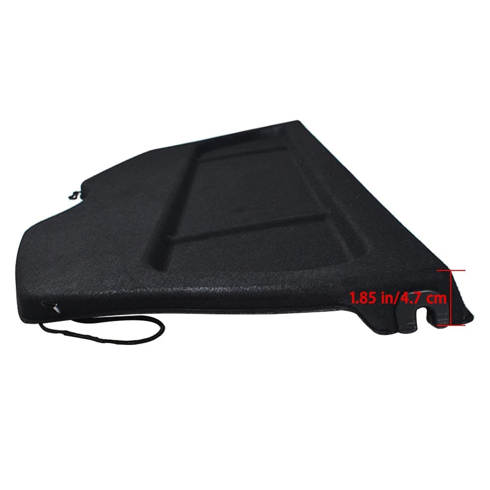 Rear Trunk Cargo Cover for Nissan Leaf (2013–2017) Black Protector