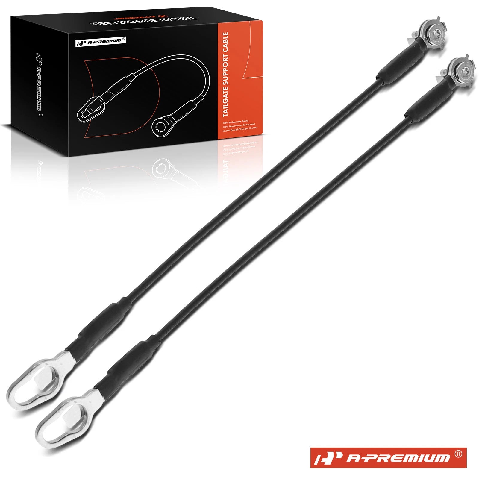 2X Tailgate Support Cables for Ford F-150 (1997–2009)
