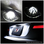 2X LED License Plate Lights for Ford Mustang (1994–2004) - Clear Lens