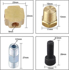 Turbo Oil Feed Line Kit for T3 T4 T60 T61 T70 (1/8 PNT, 90 Degree, 41" AN4)