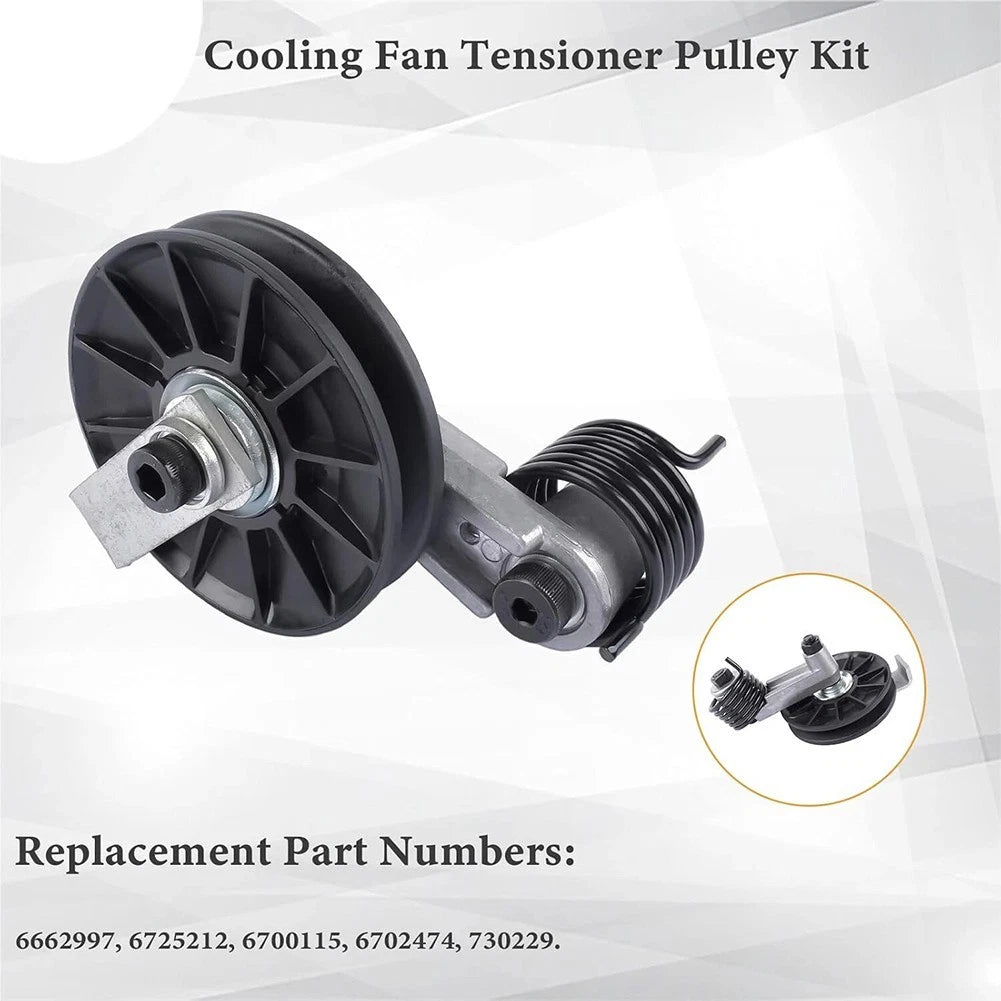 Tensioner Kit for Bobcat Engine Cooling Fan (6655781, 6704820, 6704444, 6660995)
