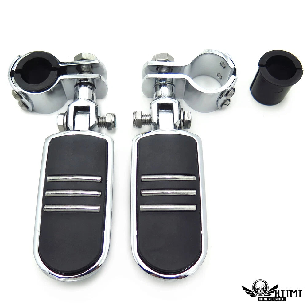 Highway Streamliner Foot Peg Mount Clamp for Harley Sportster 883 1340 (1", 1 1/4")