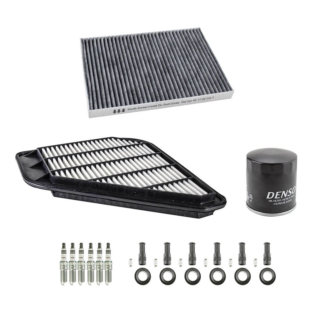 Tune Up Kit with 6 NGK Spark Plugs & Boots for Acadia Enclave Outlook (2007–2017)