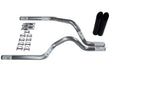 2.5" Dual Exhaust Kit for Dodge Dakota (1997–2005) Black Tips