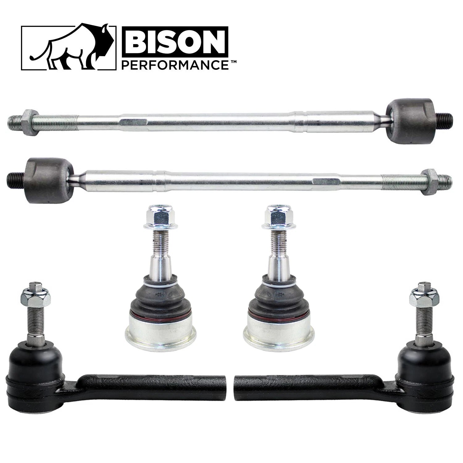 6pc Front Tie Rod End Lower Ball Joint Kit for Chrysler Dodge