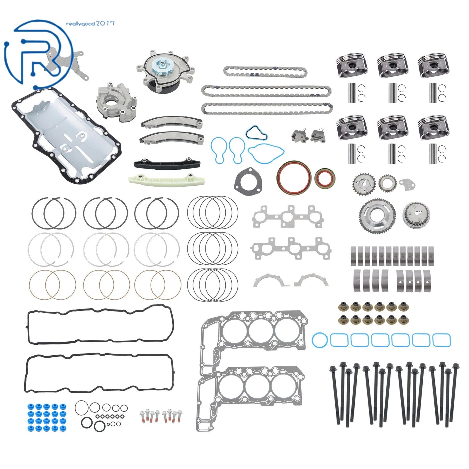 Engine Rebuild Kit for Dodge Durango Dakota Ram Jeep Liberty (3.7L V6)