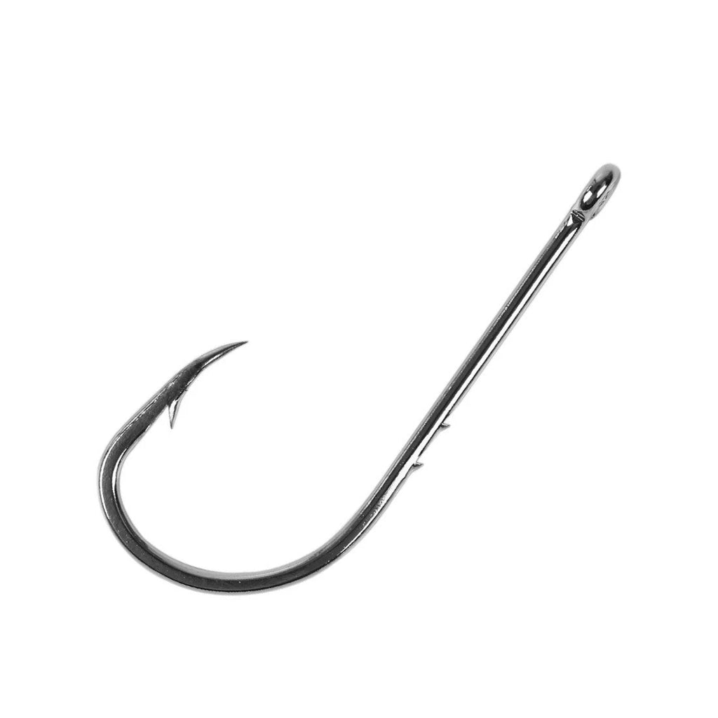Long Shank Hook for Sea Fishing (Double Back Barb, Offset Point)