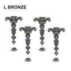 Set of 4 Zinc Alloy Hinges for Vintage Applications