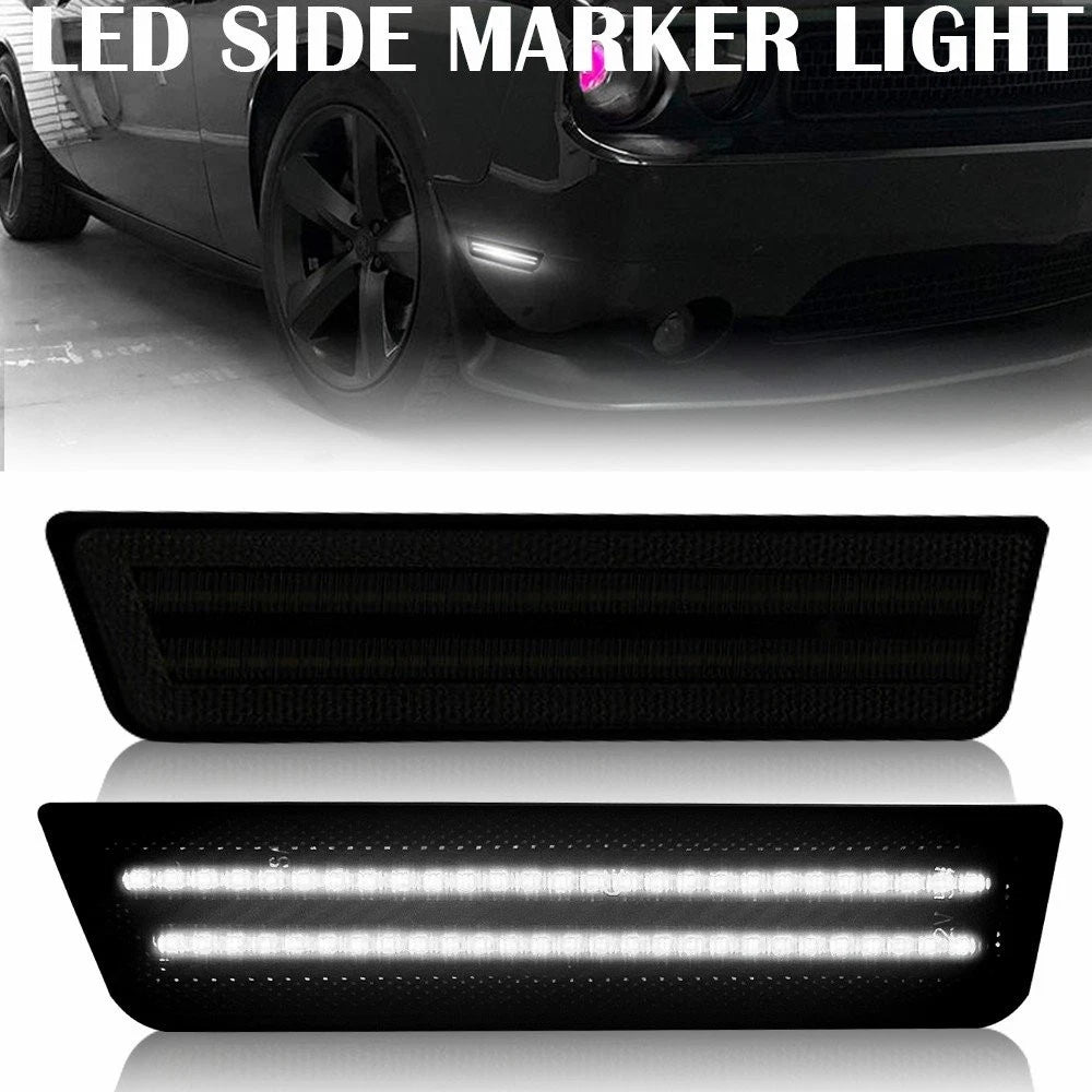 Smoked LED Side Marker Light for Dodge Charger/Challenger