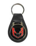 Leather Keychain Ring Fob for Pontiac Firebird Trans Am (1969–1969)