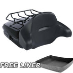 Chopped Trunk Backrest Luggage Rack for Harley Touring (2014–2025)