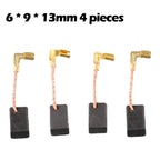 Set of 4 Carbon Brushes for Enhanced Motor Performance Tools