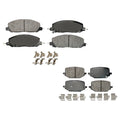 Set of 4 Akebono Severe Duty Brake Pads for Police Interceptor Utility (2013–2019)