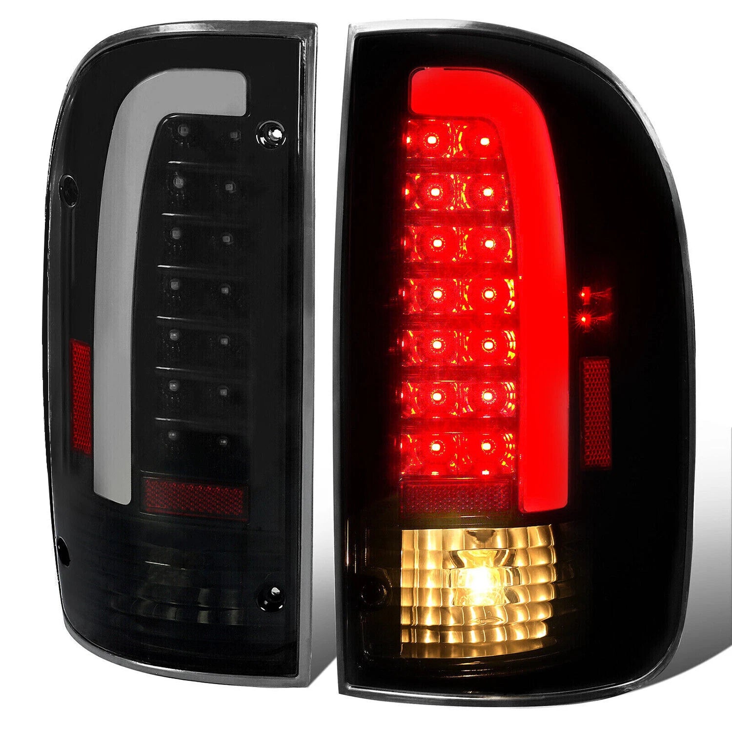 LED Smoke Replacement Tail Lights for Toyota Tacoma (1995–2000)